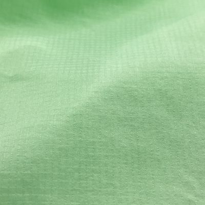 100% Nylon Clothing Fabric Waterproof 20D Plaid 35gsm Sunscreen Suit With Splash Proof Fabric