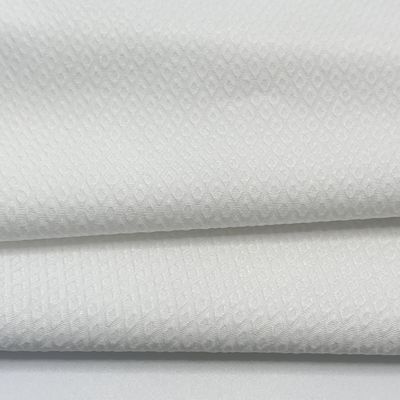 100D Diamond Grid 92 Polyester 8 Elastane Fabric Outdoor Jacket Fabric