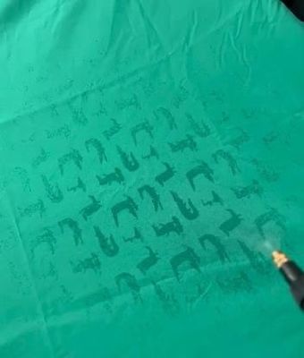 100% Polyester Suede Peach Skin Fabric For Water Exposed Floral Beach Pants