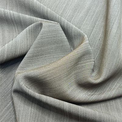 73GSM75D Gold And Silver Silk Satin Striped Chiffon Fabric Material Women'S Dress Fabric