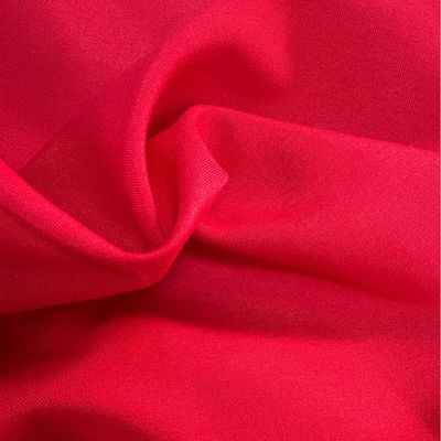 113gsm75D * 150D Waterproof Brushed Twill Peach Skin Velvet Red Beach Pants Fabric